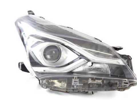 PROIETTORE DESTRO HIR2-WY21W CON LUCE DIURNA A LED PREDISPOSTO PER LA REGOLAZIONE ELETTRICA, PARABOLA NERA TOYOTA YARIS 04.2017 - 06.2020