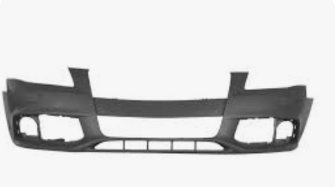 PARAURTI ANTERIORE CON PRIMER-CON FORI LAVAFARI per AUDI  A4  12.2007 al 12.2011