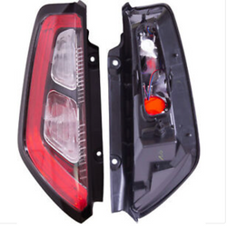 Gruppo ottico posteriore Sinistro a led con bordo interno nero, FIAT PUNTO EVO dal 01/2012