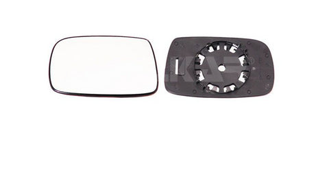 Piastra specchio sinistra convessa cromata termica, MAZDA 2 dal 05/2007 AL 12/2012