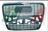 Griglia Radiatore Grigia con modanatura cromata per AUDI A6 del 05/2004 al 10/2008