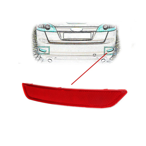 Catadiottro destro paraurti posteriore, FORD MONDEO dal 03/2007 al 08/2010