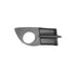 Griglia destra paraurti nera con sede fendinebbia, compatibile con RENAULT SYMBOL dal 01/2006 al 12/2008