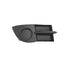 Griglia destra paraurti nera senza sede fendinebbia, compatibile con RENAULT SYMBOL dal 01/2006 al 12/2008