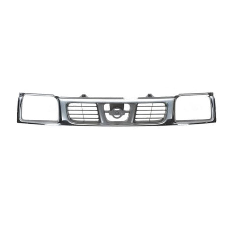 Griglia cromata grigio argento, NISSAN NAVARA dal 09/1997 al 12/2001