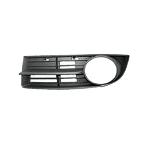 Griglia sx paraurti goffrata nera con sede fendinebbia, VOLKSWAGEN TOURAN dal 02/2003 al 10/2006