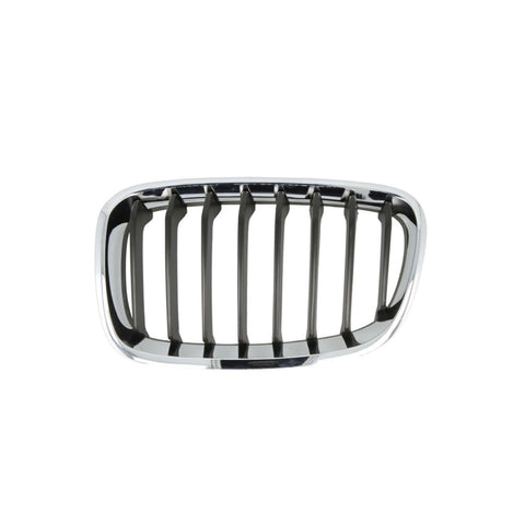 Griglia radiatore sx,cornice cromata,interno nero,BMW 1 SERIE Modello SPORT dal 02/2011 al 12/2014