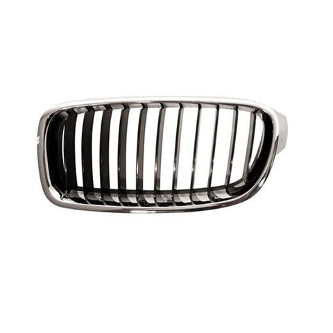 Griglia radiatore sinistra cromata nera, BMW 3 SERIE dal 01/2015 al 12/2018 Modello BASIS