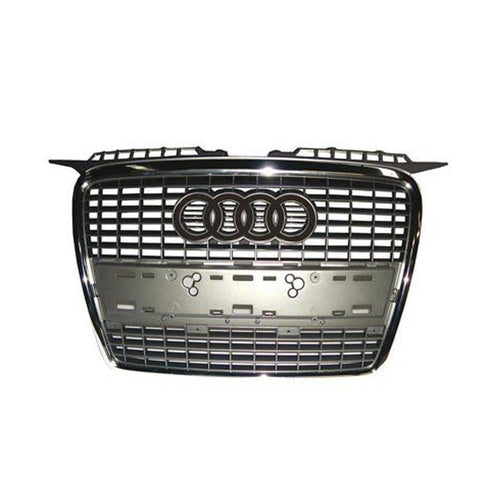 Griglia radiatore cromata nera AUDI A3 dal 2005 al 2008 Modello 3 PORTE COMPLETA DI PORTATARGA
