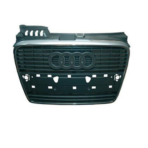 Griglia radiatore nera con bordo cromato, AUDI A4 dal 10/2004 al 11/2007