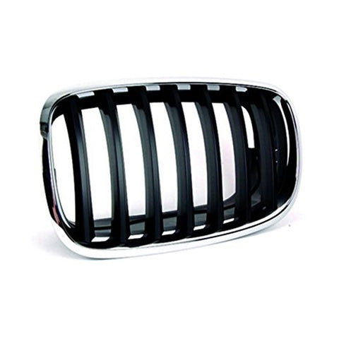 Griglia radiatore sinistra cromata nera, BMW X5 dal 01/2007 al 12/2010