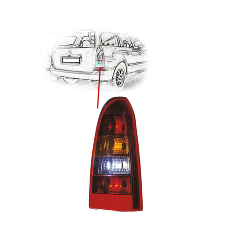 Gruppo ottico posteriore destro fumè station wagon, OPEL ASTRA dal 2001 al 12/2003