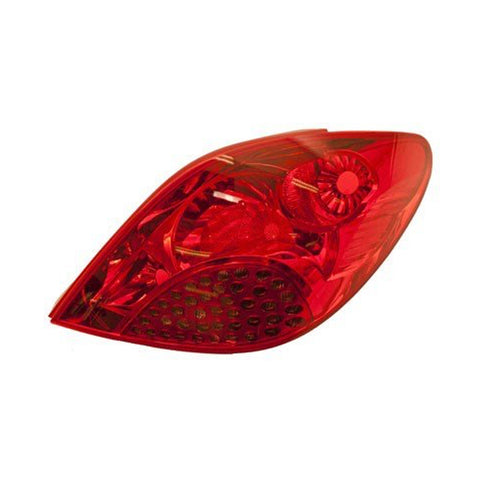 Fanale posteriore destro senza portalampada rosso , PEUGEOT 207 dal 04/2006 al 05/2009