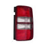 Fanale posteriore destro senza porta lampada bianco/rosso mod. portellone, compatibile con VOLKSWAGEN CADDY dal 01/2011 al 03/2015