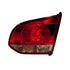 Fanale posteriore destro interno rosso/bianco senza portalampada (versione valeo), compatibile con VOLKSWAGEN GOLF dal 09/2008 al 11/2012