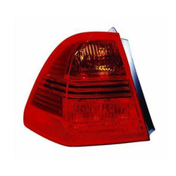 Gruppo ottico posteriore sinistro esterno rosso senza portalampada stationwagon, compatibile con BMW 3 SERIE dal 03/2005 al 08/2008