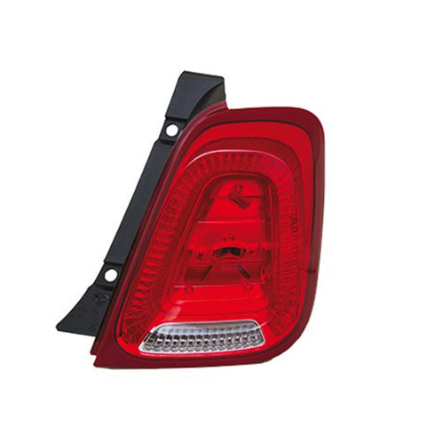 Fanale posteriore sinistro senza porta lampada rosso, FIAT 500 dal 07/2015