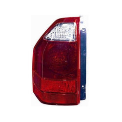 Fanale posteriore sinistro senza portalampada rosso/bianco, compatibile con MITSUBISHI PAJERO dal 01/2003 al 12/2006