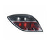 Gruppo ottico posteriore sinistro senza portalampada rosso/fume', compatibile con OPEL ASTRA GTC dal 01/2004 al 10/2011