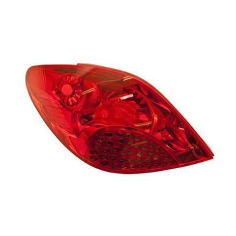 Fanale posteriore sinistro senza portalampada rosso, PEUGEOT 207 SPORT dal 04/2006