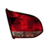 Fanale posteriore sinistro interno rosso/bianco senza portalampada (versione valeo), compatibile con VOLKSWAGEN GOLF dal 09/2008 al 11/2012