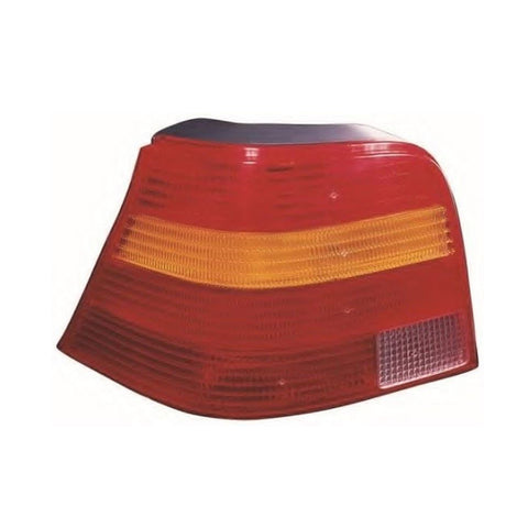 Fanale posteriore sinistro arancio/rosso senza portalampada, VOLKSWAGEN GOLF dal 10/1997 al 07/2003