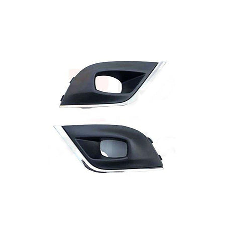 Kit griglie anteriore nera,sede fendi,modanature cromate (dx+sx),RENAULT CLIO dal 09/2016 al 08/2019