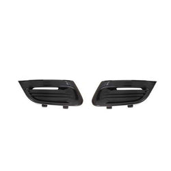 Kit griglie paraurti anteriore nero lucida (destra+sinistra), compatibile con RENAULT TWINGO dal 02/2012 al 12/2013