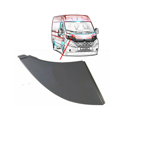 Modanatura faro superiore destra, FIAT DUCATO dal 08/2006 al 06/2014