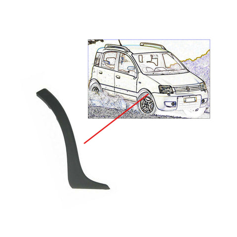 GRIGLIA PARAURTI FIAT PANDA 4 X 4 CLIMBING ANTERIORE INFERIORE NERA 2003 A  2011