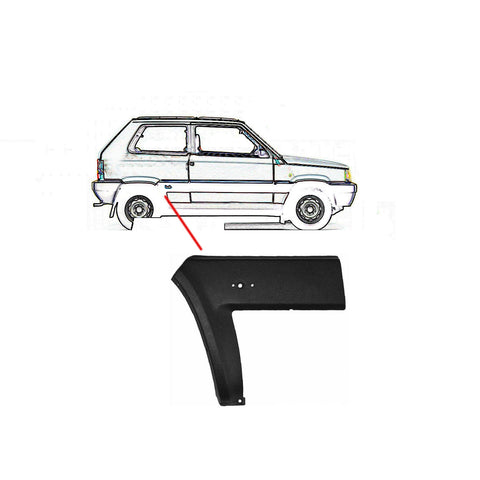 Modanatura parafango posteriore destra, FIAT PANDA dal 01/1986 al 07/2003