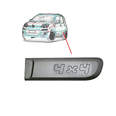 Modanatura porta posteriore sinistra, FIAT PANDA CLIMBING 4X4 - NATURAL POWER dal 01/2013