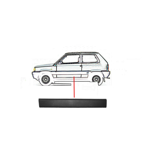 Modanatura porta sinistra, FIAT PANDA dal 01/1986 al 07/2003