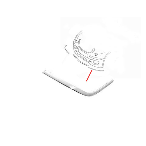 Modanatura sinistra cromata paraurti anteriore, MERCEDES C CLASSE dal 06/1993 al 06/1997