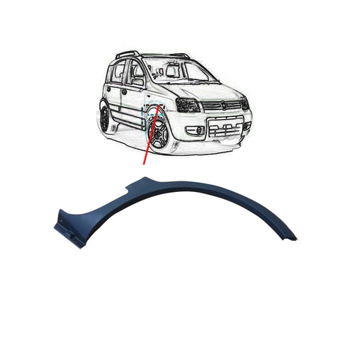 Parafanghino anteriore destro, FIAT PANDA CLIMBING 4X4 - NATURAL POWER dal 01/2003 al 11/2011