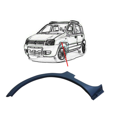 Parafanghino anteriore sinistro, FIAT PANDA CLIMBING 4X4 - NATURAL POWER dal 01/2003 al 11/2011