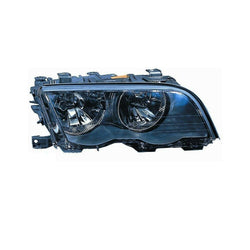 Proiettore destro mod. h7+h7 elettrico nero, compatibile con BMW 3 SERIE dal 05/1998 al 08/2001