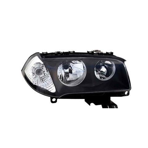 Proiettore destro mod. h7+h7 elettrico fanale bianco con motore, BMW X3 dal 01/2004 al 10/2006