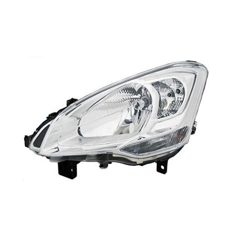 Proiettore destro mod. h4 elettrico con motore, CITROEN BERLINGO dal 04/2008 al 12/2011