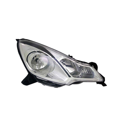 Proiettore destro mod. h1+h7 elettrico con motore cromato, CITROEN C3 dal 09/2009 al 03/2013