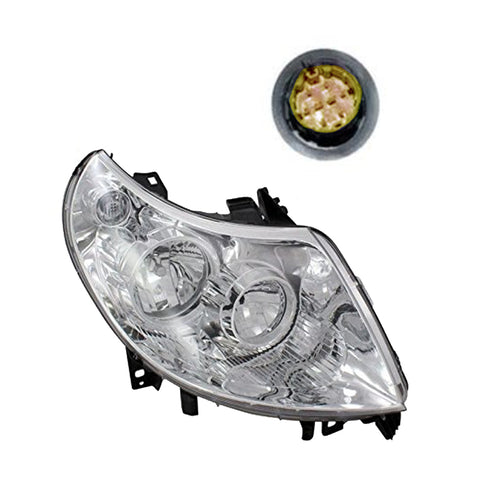 Proiettore destro h1+h7 elettrico con motore, CITROEN JUMPER dal 01/2006 al 08/2010