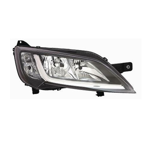 Proiettore destro h7+h7 elettrico con motore nero, CITROEN JUMPER dal 07/2014
