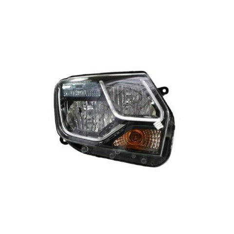 Proiettore destro h1+h7 senza motore con fanale blu, DACIA DUSTER dal 01/2013 al 12/2017