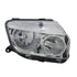 Proiettore destro mod. h1+h7 elettrico senza motore cromato, compatibile con DACIA DUSTER dal 05/2010 al 12/2012