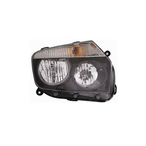 Proiettore destro fondo nero, DACIA DUSTER dal 05/2010 al 12/2012