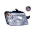 Proiettore destro mod. h4 elettrico con motore, compatibile con FIAT PANDA CLIMBING 4X4 - NATURAL POWER dal 01/2009 al 11/2011