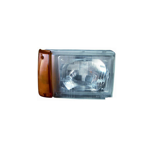 Proiettore destro asimmetrico mod. h5 elettrico con fanale arancio FIAT PANDA dal 01/1986 al 07/2003