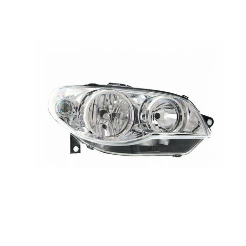 Proiettore destro mod. h7+h7 elettrico con motore cromato, FIAT STRADA dal 05/2005 al 11/2011