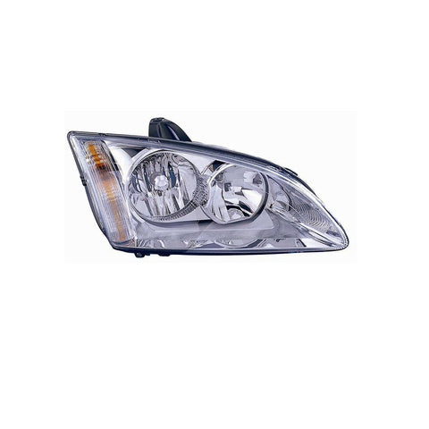 Proiettore destro mod. h7+h1 elettrico cromato, FORD FOCUS dal 01/2005 al 07/2007