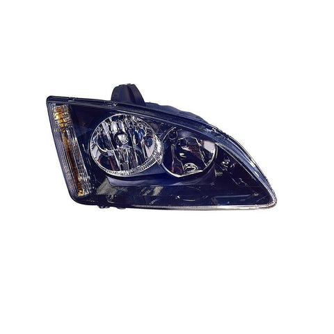 Proiettore destro mod. h7+h1 elettrico nero, FORD FOCUS dal 01/2005 al 07/2007